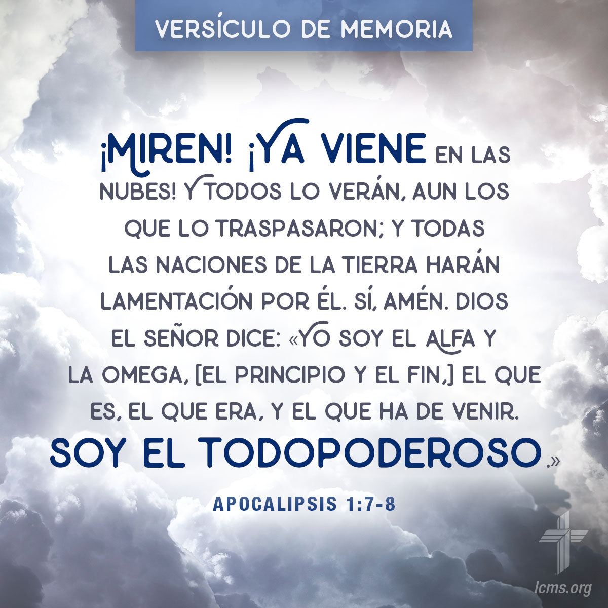 LCMS Memory Verse Challenge: Spanish graphics